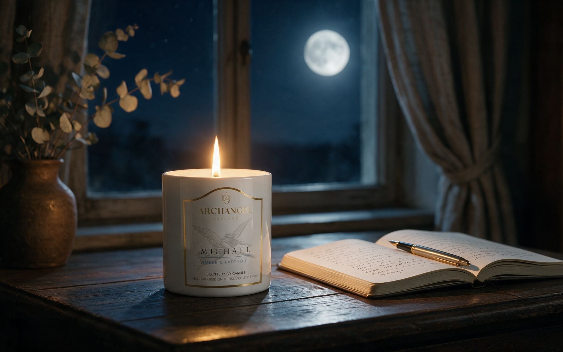 Full Moon Rituals with Candles and Intention